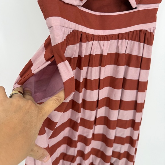 A.L.C Laurel Striped Cutout Dress Size 4 - Picture 5 of 7